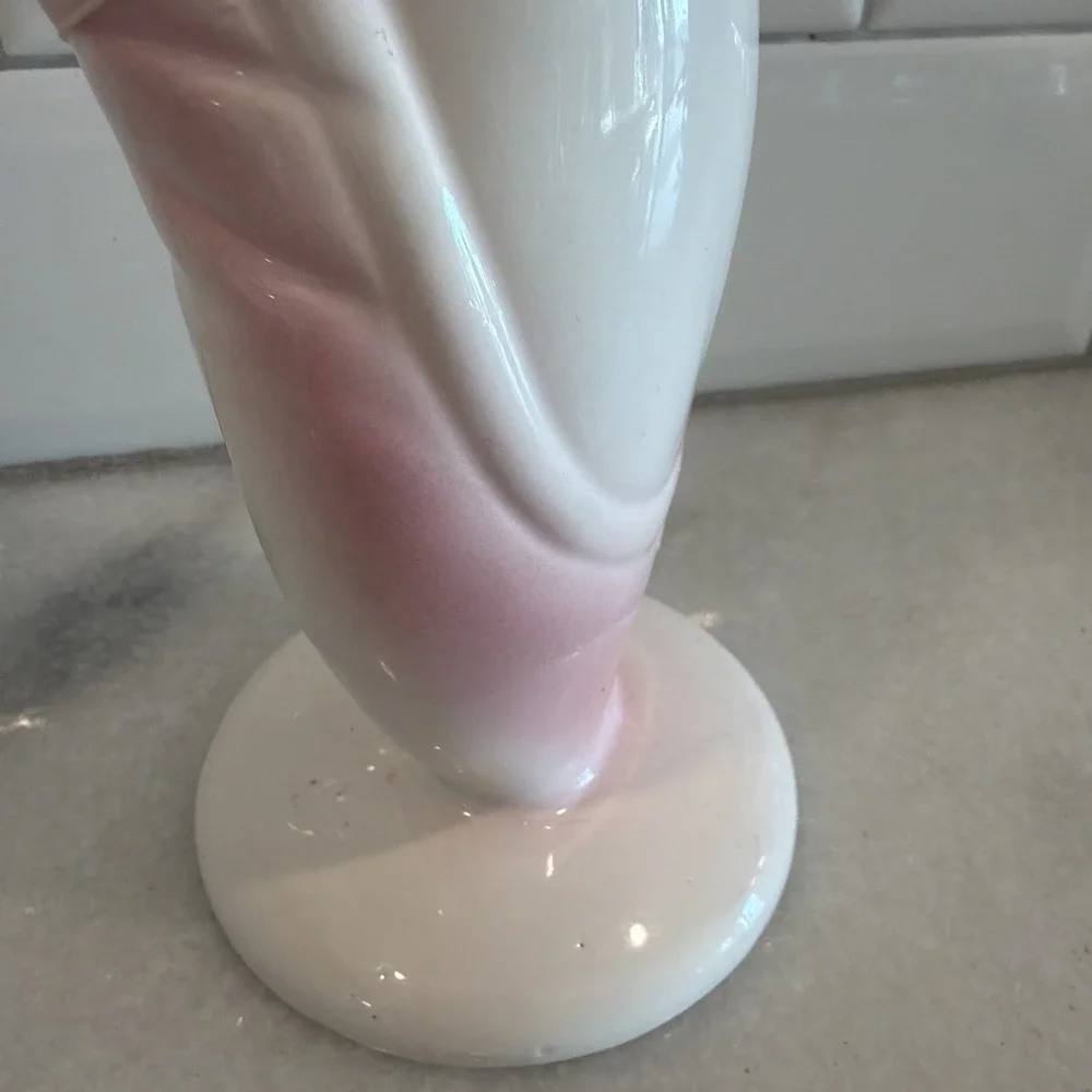 Vintage AGI Pink Ballet Shoe Shaped Vase GW992